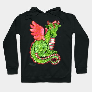 2013 Holiday ATC 23 - Red and Green Dragon Hoodie